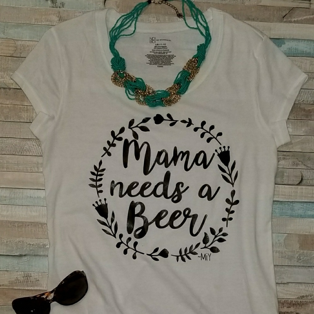 Mama needs a beer tee